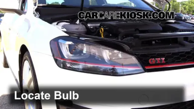 2016 Volkswagen GTI S 2.0L 4 Cyl. Turbo Hatchback (4 Door) Lights Highbeam (replace bulb)